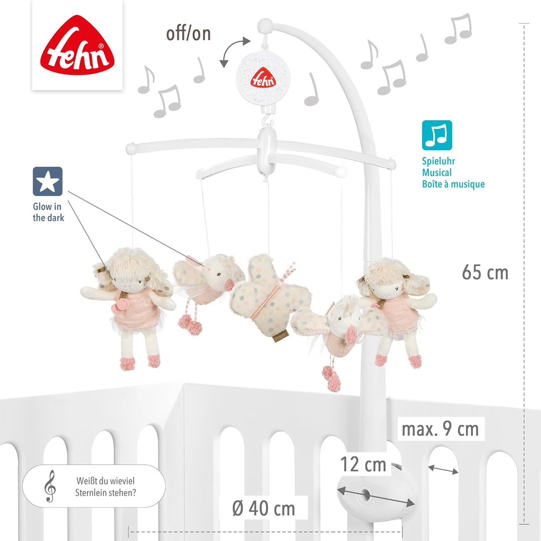 Fehn Musik-Mobile feehnLAND – Musikmobile mit Spieluhr-Melodie „Weisst du wieviel Sternlein stehen“