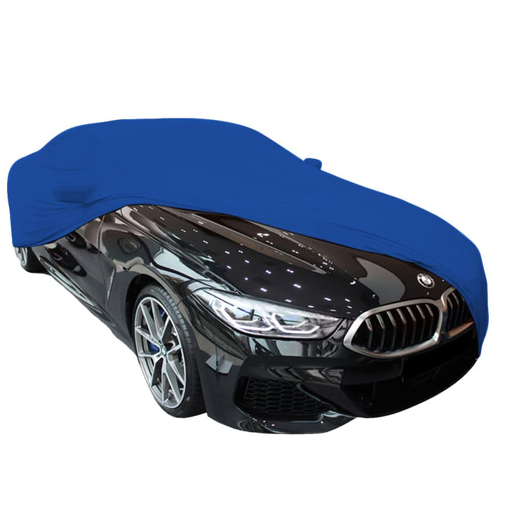 Indoor Autoabdeckung kompatibel mit BMW 8-Series (G14) Cabrio mit Spiegeltaschen SUPER Soft Stretch