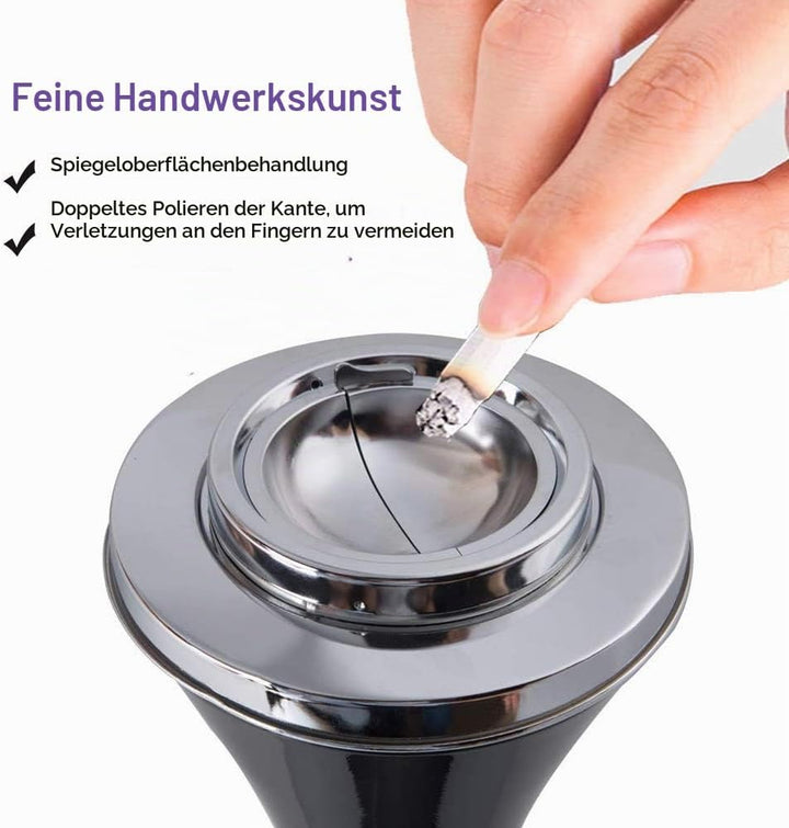 Modern Aschenbecher mit Standfuss Garten Ascher Freistehend Standaschenbecher Standascher Zigaretten