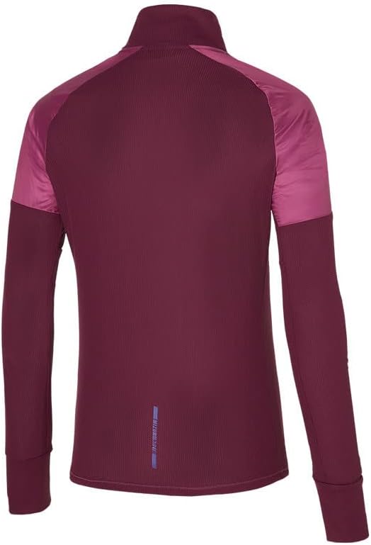 Mizuno Damen Hybrid Ls Tee Shirt XS Magenta Haze, XS Magenta Haze
