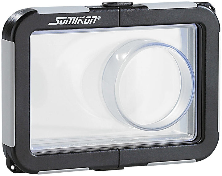Somikon Unterwasser Kameratasche: Kamera-Tauchgehäuse mit Objektivführung (max. 95 x 62 x 20 mm) (Sc