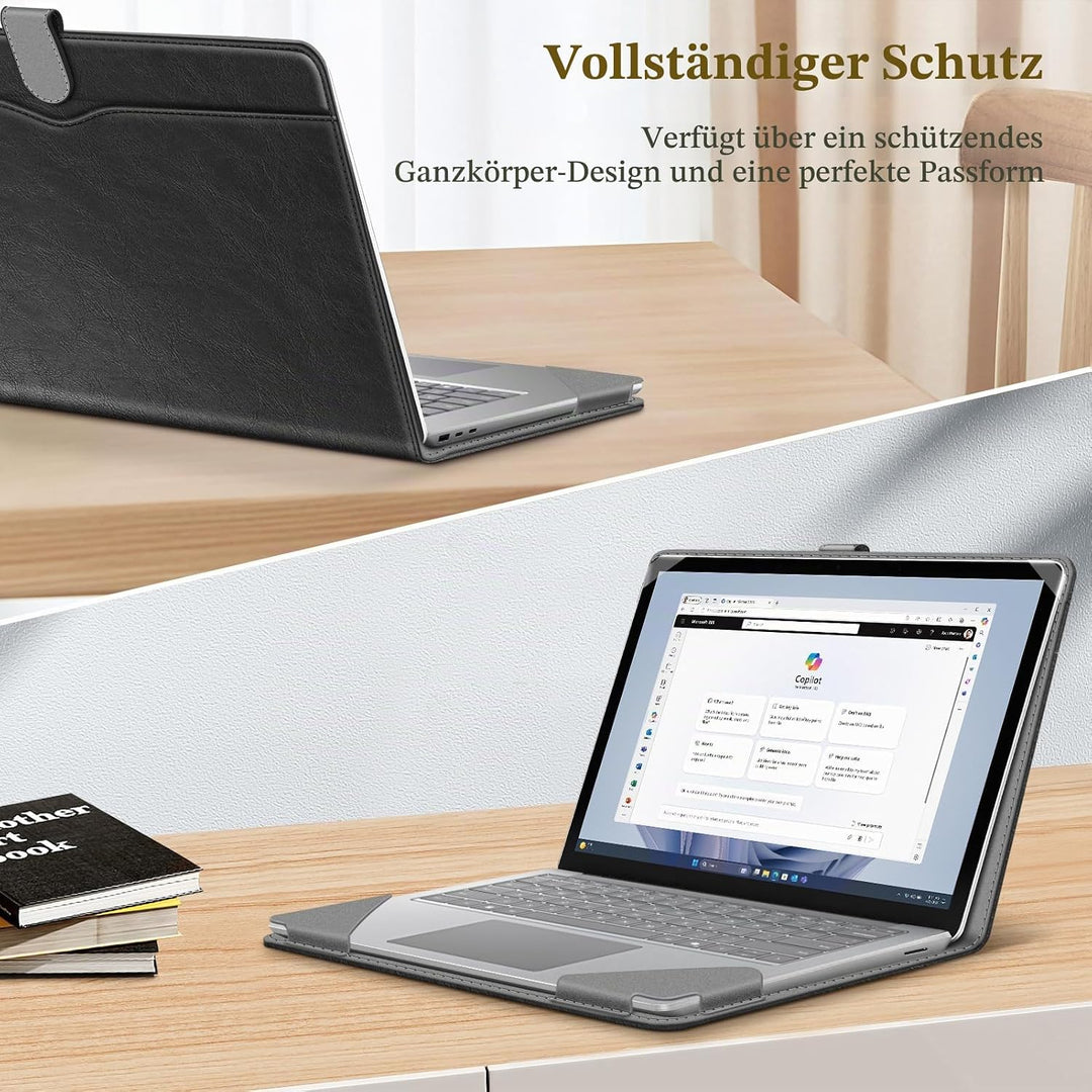 Fintie Hülle Kompatibel mit 15 Zoll Microsoft Surface Laptop 6/5/4/3 (Modelle 1872/1873/1953/1979),