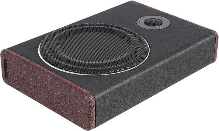 8 Inch Auto Subwoofer Box 600W KFZ Ultradünner Lautsprecher Untersitz Subwoofer PU Leather Wooden Bo