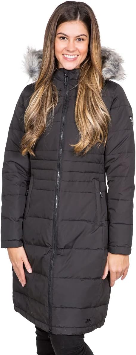 Trespass Damen Phyllis Daunenjacke, Schwarz