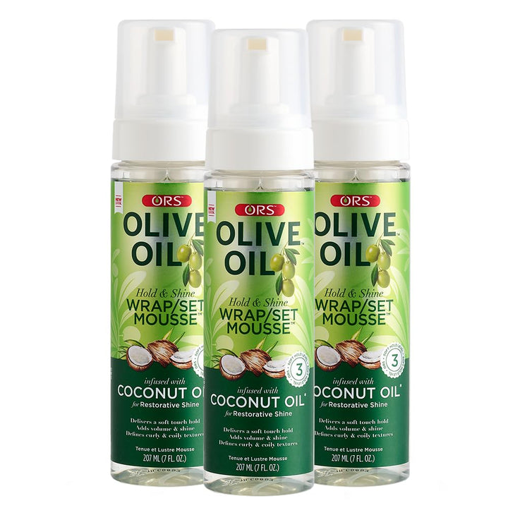 Ors Mousse Wrap/ Set 7oz (3 Pack) by Organic Root (ORS)