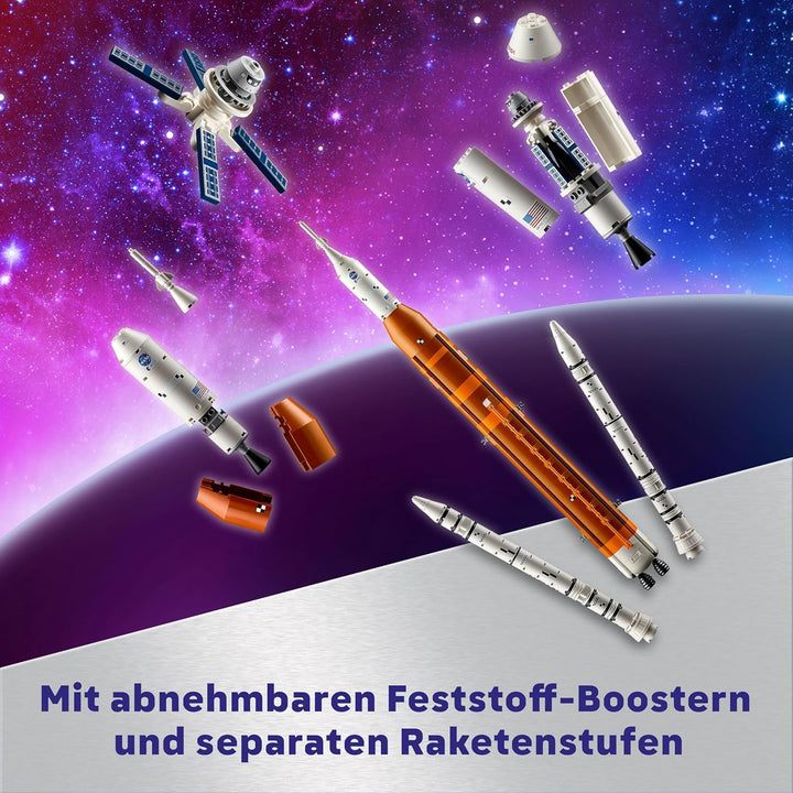 LEGO Icons NASA Artemis Startrampe, Dekoration fürs Wohnzimmer oder Büro, Geschenk zu Weihnachten, B
