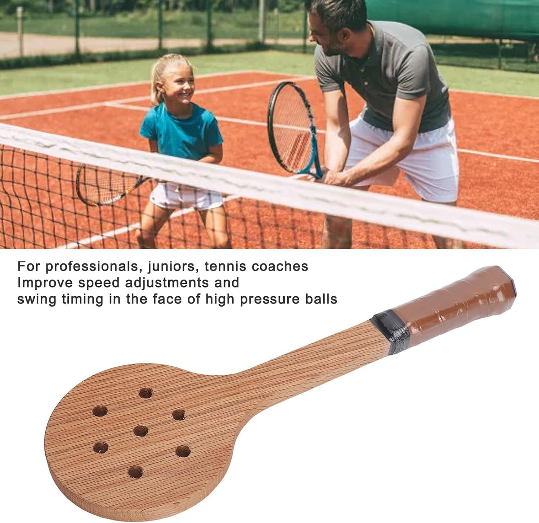 Holz-Tennis-Trainingsschläger, Tennis-Pointer-Löffel, Präzises Schlagen, Gute Kontrolle, Verbesserun