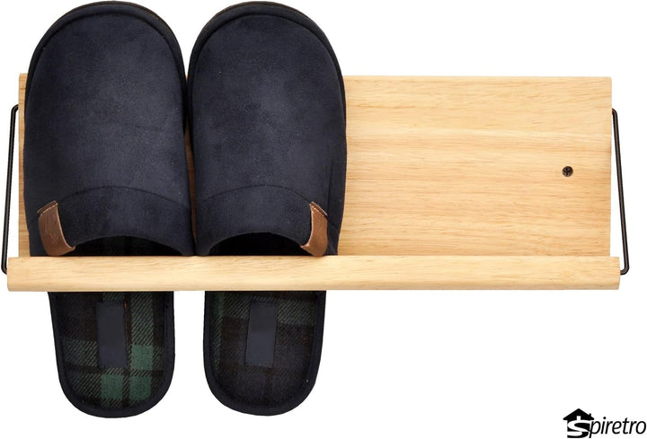 Schuhregal mit Dübel, Wandaufhängung, Schuhaufbewahrung für Sneaker, Hausschuhe, Stiefel im Eingangs