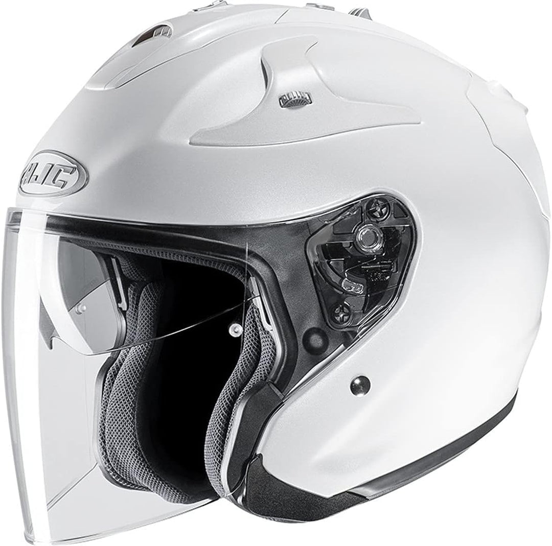 Motorradhelm HJC, XXL perlwei&#xDF;