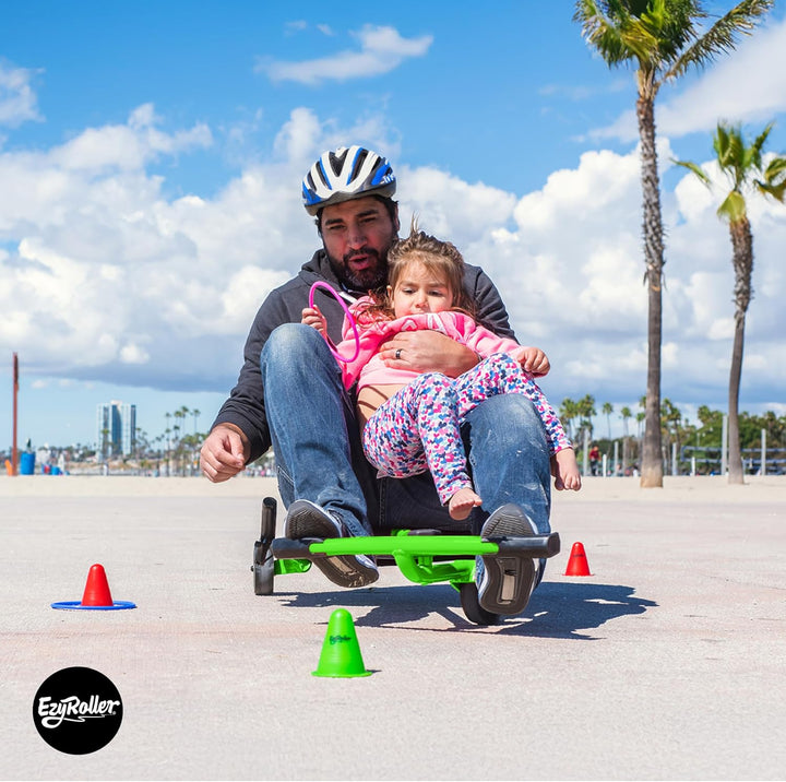 EzyRoller Pro X Fun Fahrzeug Dreirad für Jugendliche und Erwachsene Trike ab 10 Jahre (grün), grün