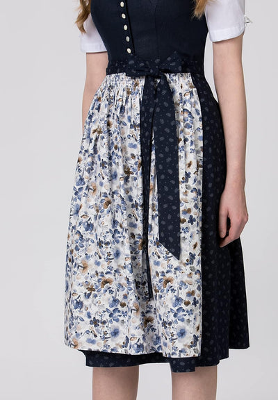 Stockerpoint Damen Dirndl Salome Kleid für besondere Anlässe 32 Nachtblau, 32 Nachtblau