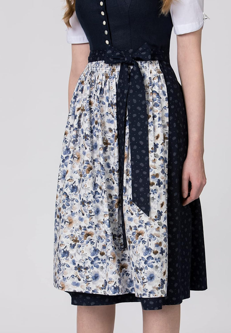 Stockerpoint Damen Dirndl Salome Kleid für besondere Anlässe 32 Nachtblau, 32 Nachtblau