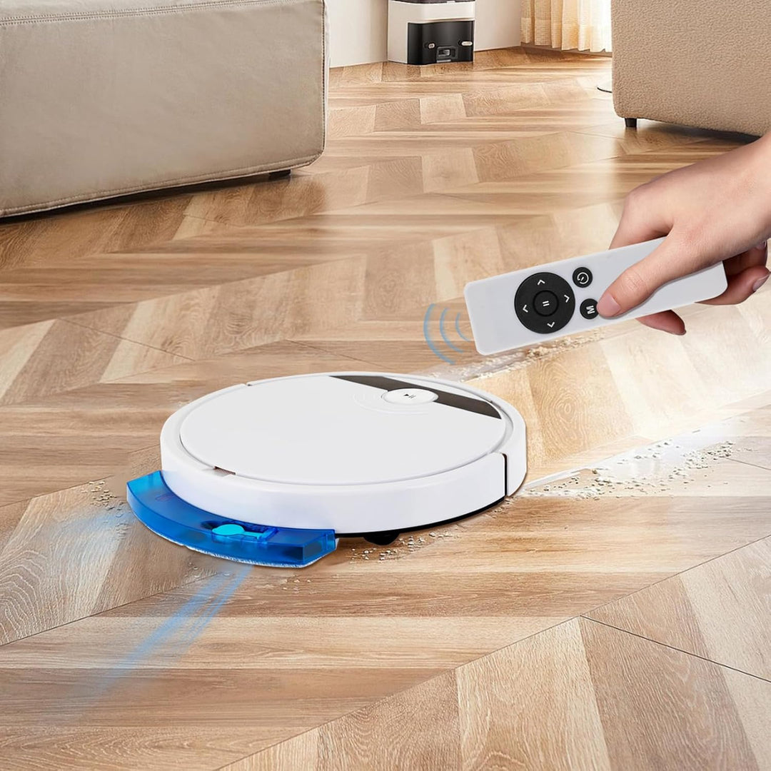 RS800 Saugroboter mit Wischfunktion Absaugstation Fegen/Saugen/Wischen 3-in-1-Kehrmaschine, Multifun