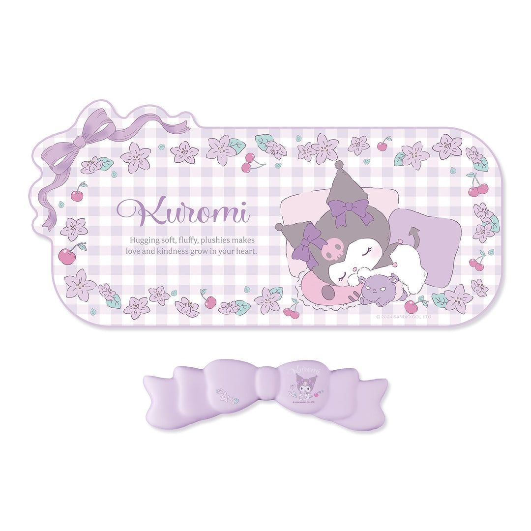Anime-Mauspad-Handgelenkauflage-Set – rutschfeste Schreibtischunterlage und Memory Foam-Handgelenkau