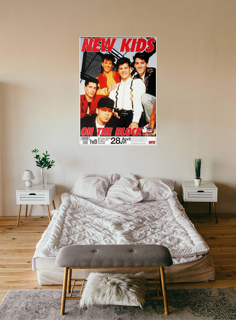 New Kids of The Block - Step by Step, Tour 1991 » Konzertplakat/Premium Poster | Live Konzert Verans