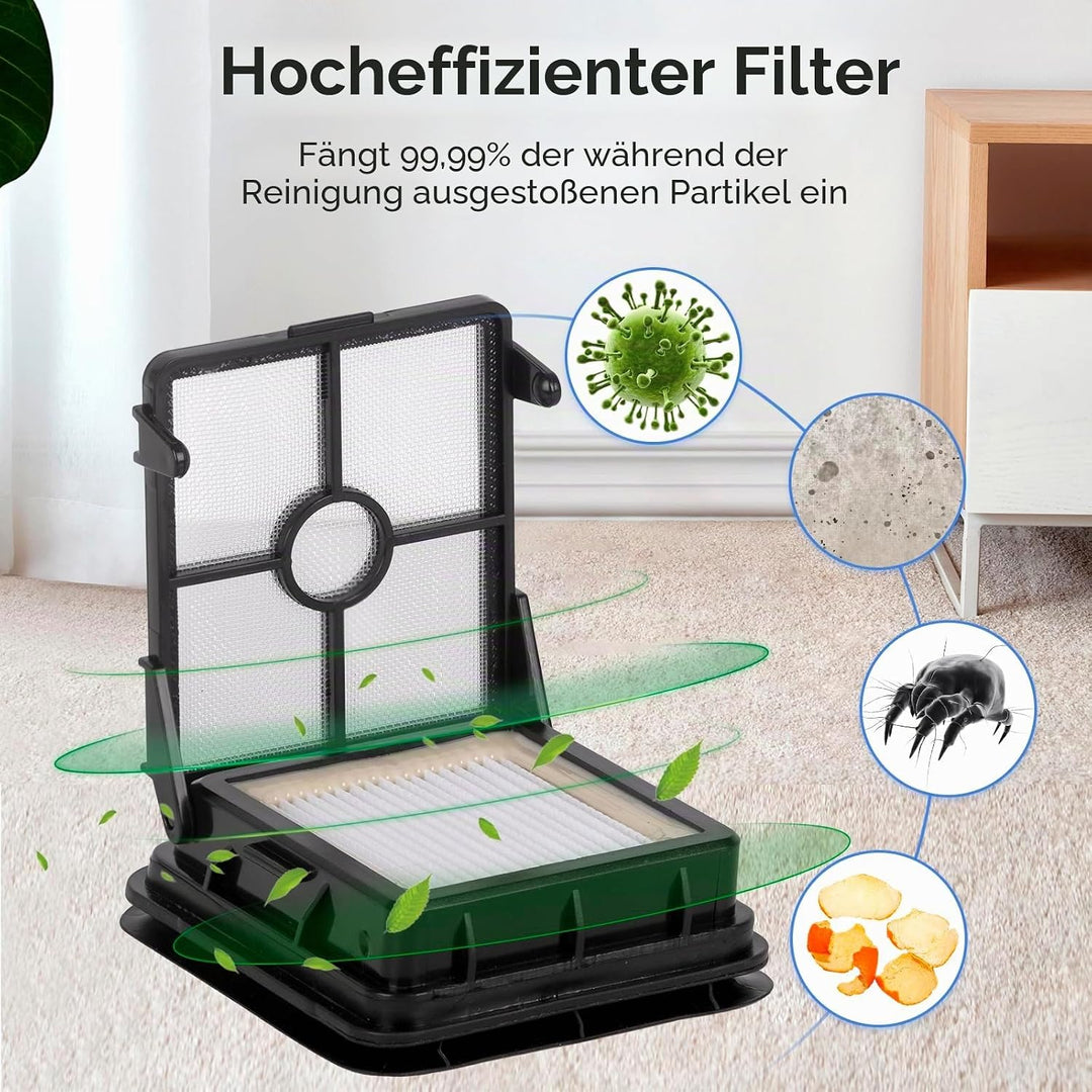 (12 Stück) Ersatz-HEPA-Filter, kompatibel mit Bissell Crosswave 1785 1866 2306 2551 2554 2590 2593 2
