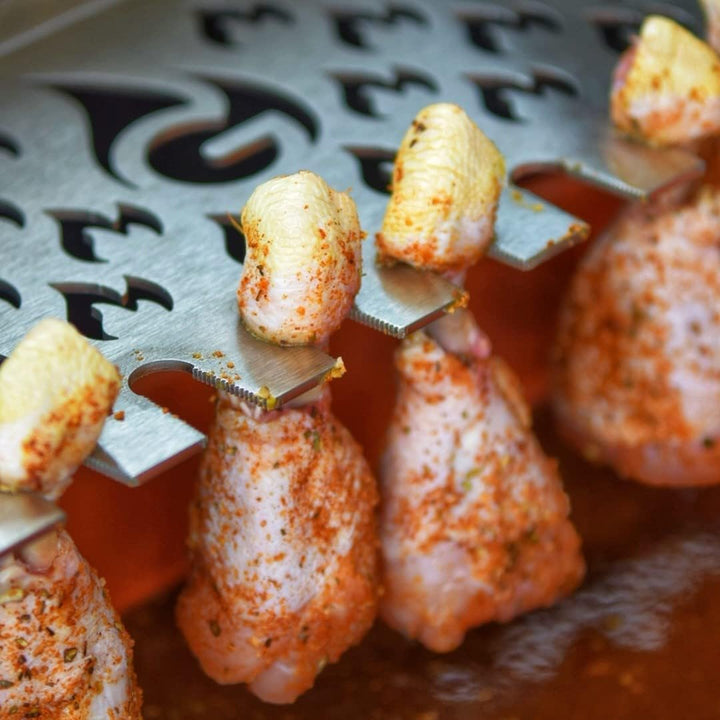 Grillrost.com Das Original Edelstahl Multistation | Warmhalterost für Rösle Videro/Sansibar G4 | mit