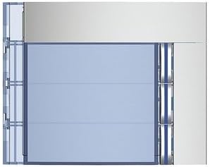 bticino, Frontblende Ruftasten-Modul Sfera New mit 3 Ruftasten Allmetal, SFERA Allmetal, 3 Klingelta