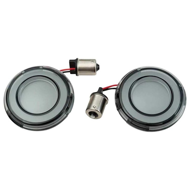 Kuryakyn 2907 Motorrad Beleuchtung Zubehör: Tracer LED Blinker hinten Umwandlung Bullet Style, 1156