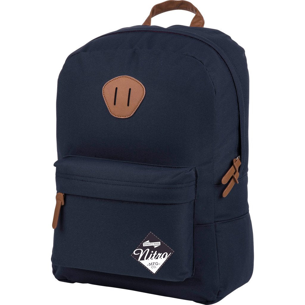 Urban Classic Old School Daypack mit gepolstertem Laptopfach 20 L Blau (Indigo), 20 L Blau (Indigo)