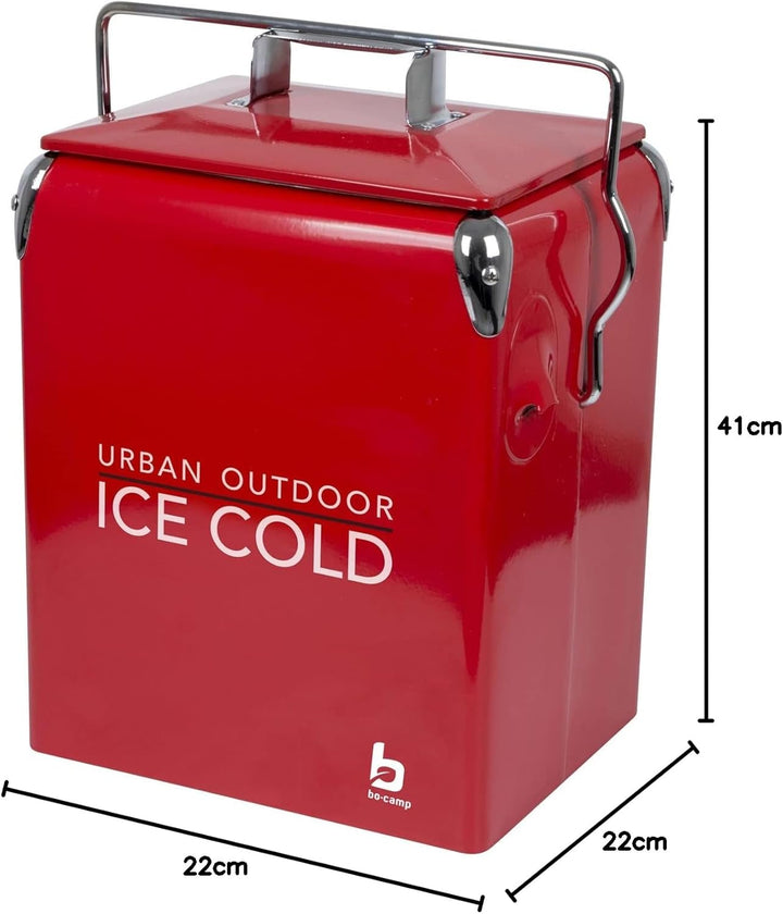 Bo-Camp Urban Outdoor 6703100 Retro Kühlbox Greenwich Camping Isolierbox Thermobox Kühltruhe Outdoor