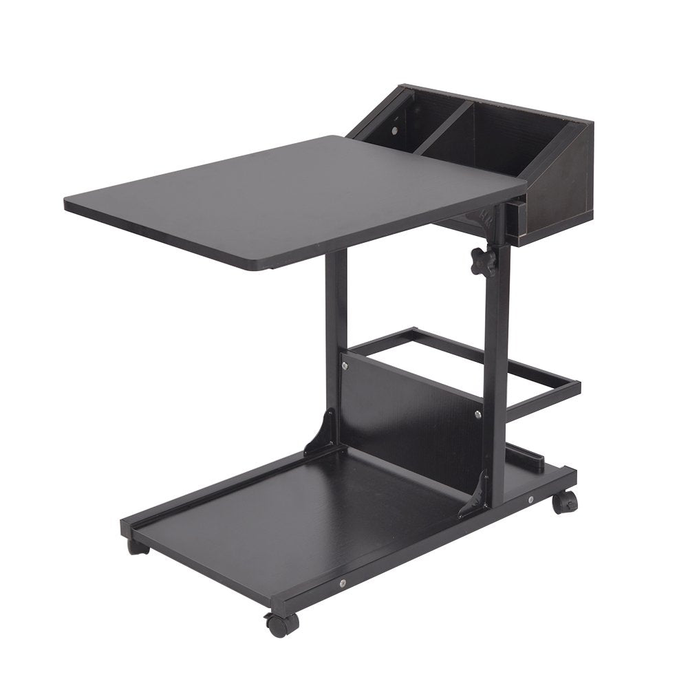 soges Beistelltisch Pflegetisch Hochverstellbarer Computertisch Laptoptisch PC Notebook Tisch Laptop