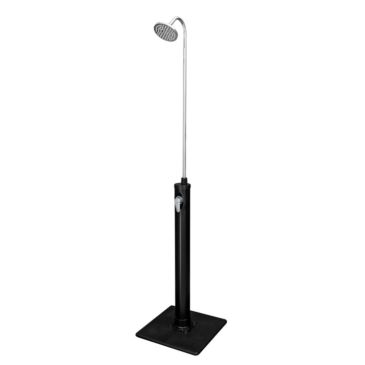 Bestway | SolarFlow Aussendusche 8L / 50 x 50 x 218 cm schwarz-silber, 50 x 50 x 218 cm schwarz-silb