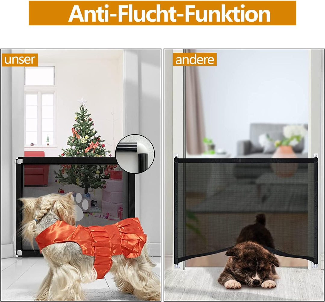 Hunde Türschutzgitter Treppenschutz Türschutzgitter ohne Bohren Hundebarrieren 100 x 75 cm Treppensc