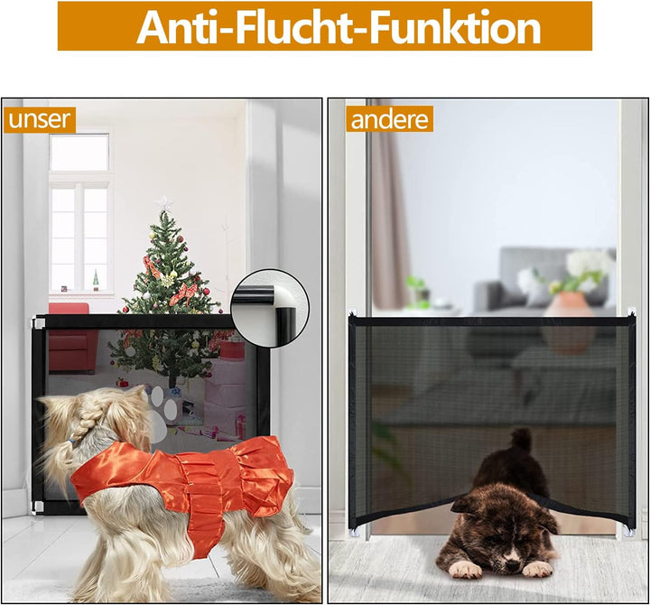 Hunde Türschutzgitter Treppenschutz Türschutzgitter ohne Bohren Hundebarrieren 100 x 75 cm Treppensc