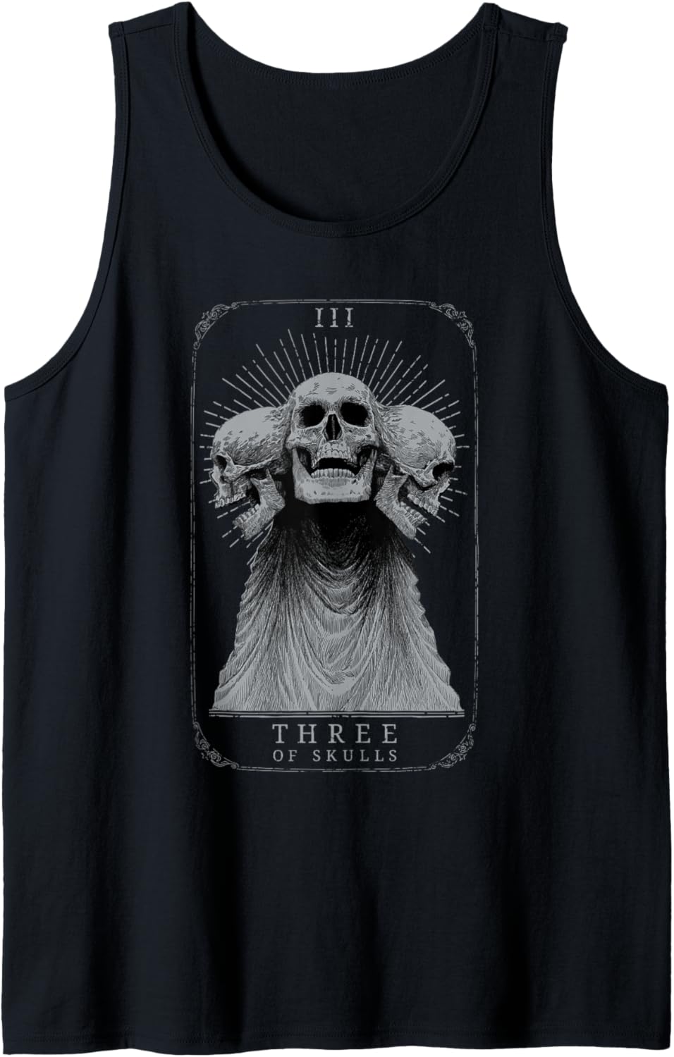 Hunt: Showdown Anniversary Three of Skulls Black Tank Top