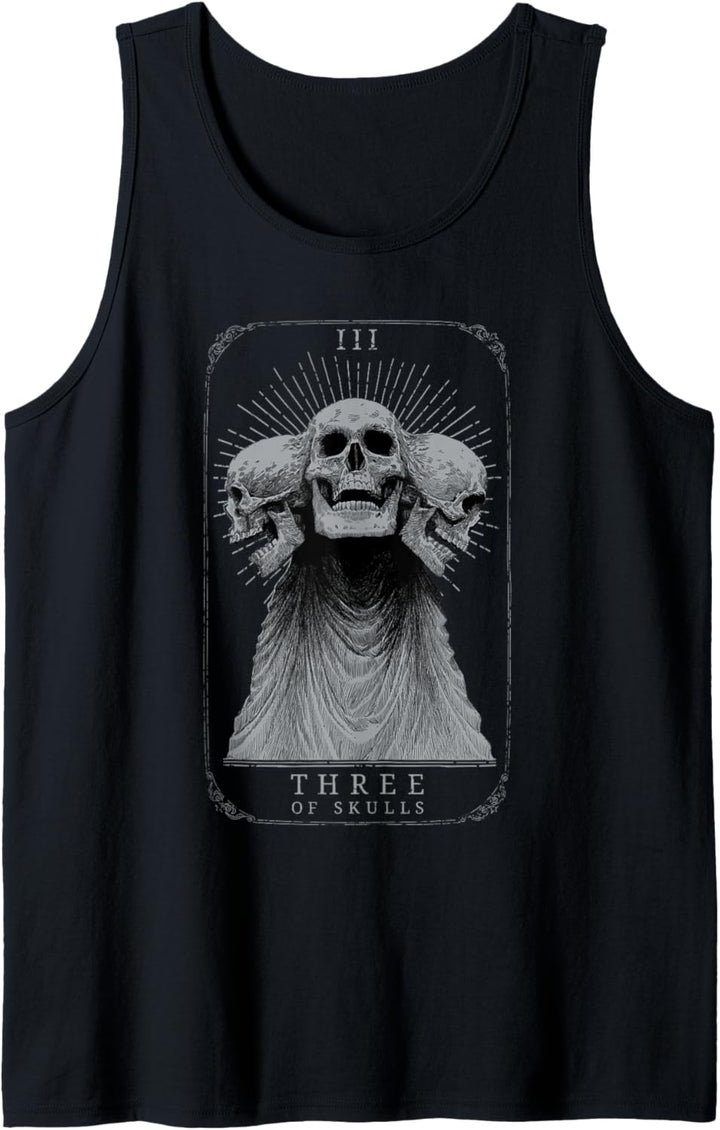 Hunt: Showdown Anniversary Three of Skulls Black Tank Top