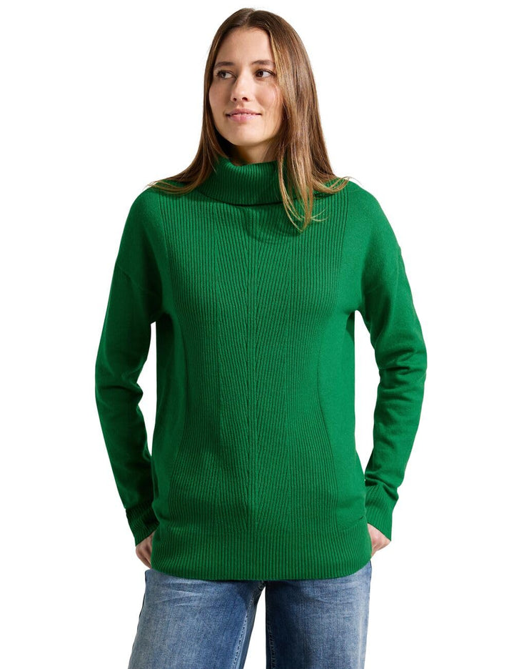 Cecil Damen Rollkragenpullover M Grün, M Grün