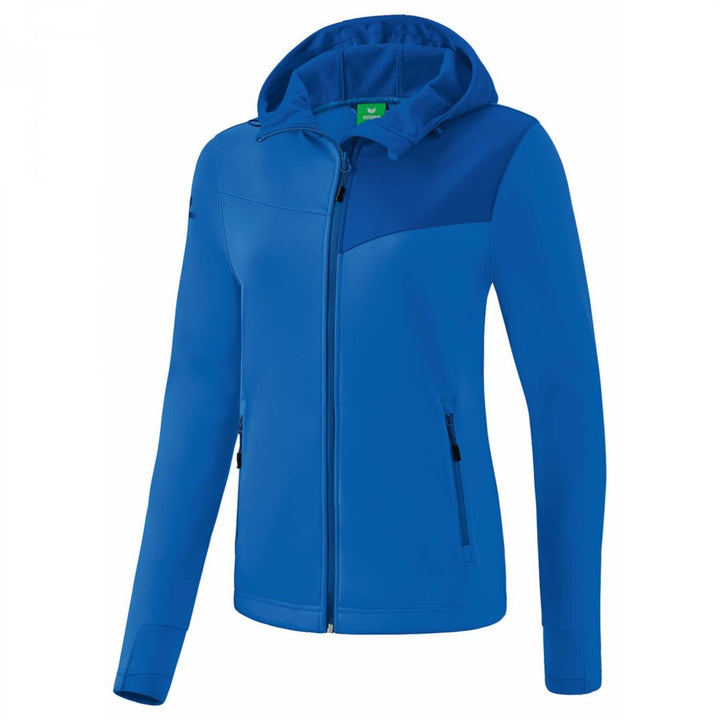 Erima Damen Performance Softshell Jacke, 34 New Royal/True Blue