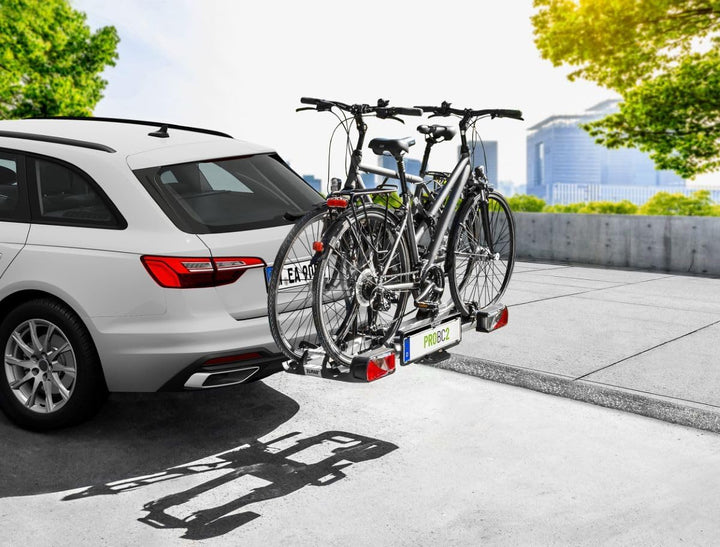 EUFAB 11600 Fahrradträger ProBC2, Heckträger für 2 Fahrräder/E-Bikes, 60 kg Nutzlast, vormontiert, a