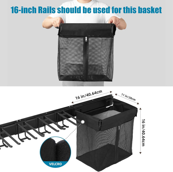 Sinoer Garage Tool Management Wall Rack, Metall-Gartengerätehalter,Garage Wall Management Storage Ra