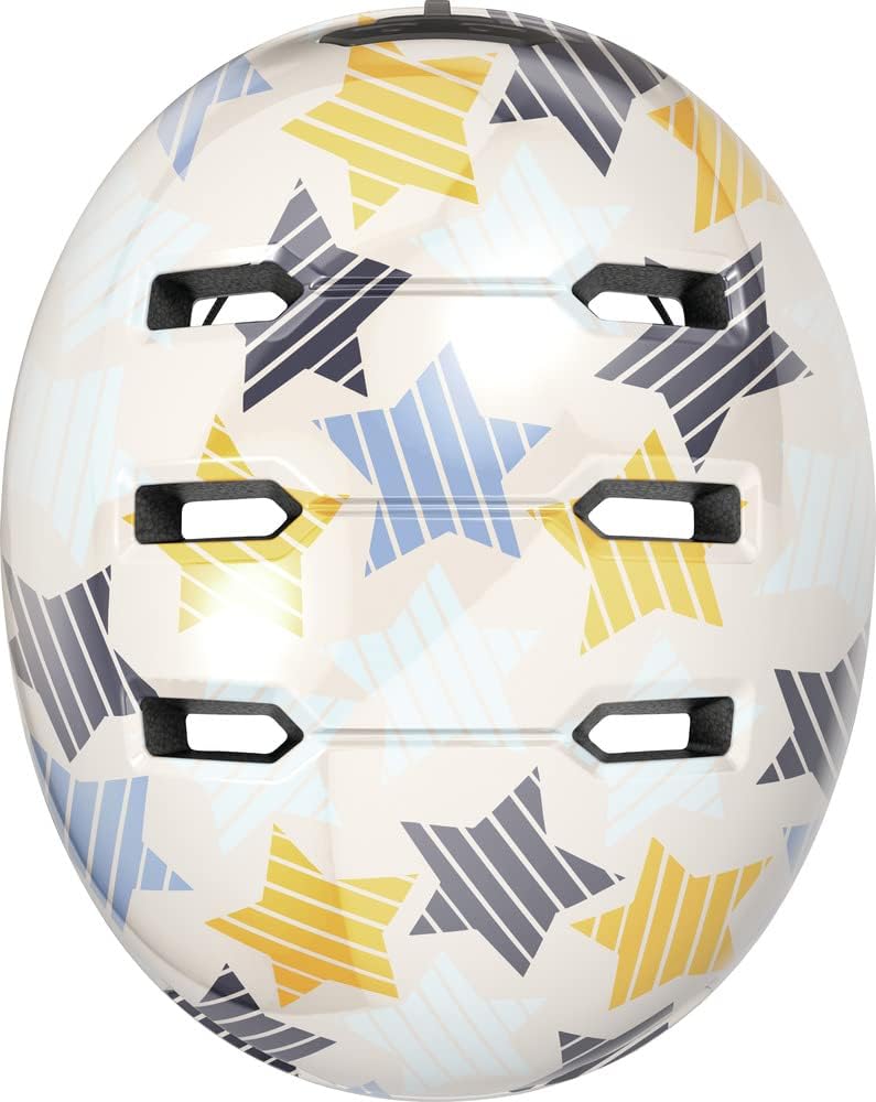 ABUS Kinderhelm Skurb Kid - robuster Fahrradhelm im Skater-Look mit Platz für einen Zopf und vielfäl