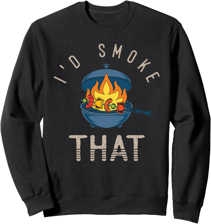 BBQ Grillparty Barbecue Grillmeister Lustiges Grillen Sweatshirt