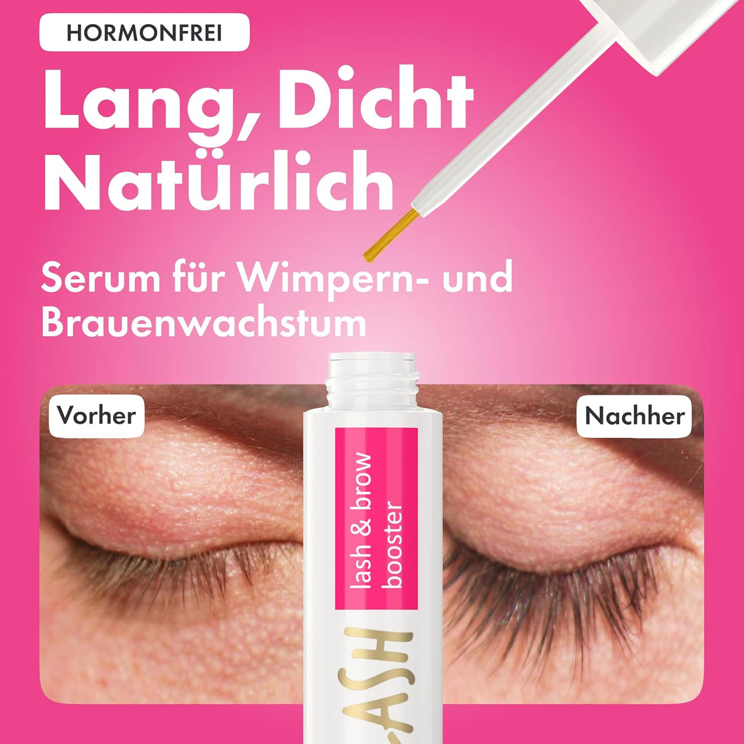 Wimpernwachstumsserum - Wimpern und Augenbrauenwachstumsserum für längere dickere vollere Wimpern -