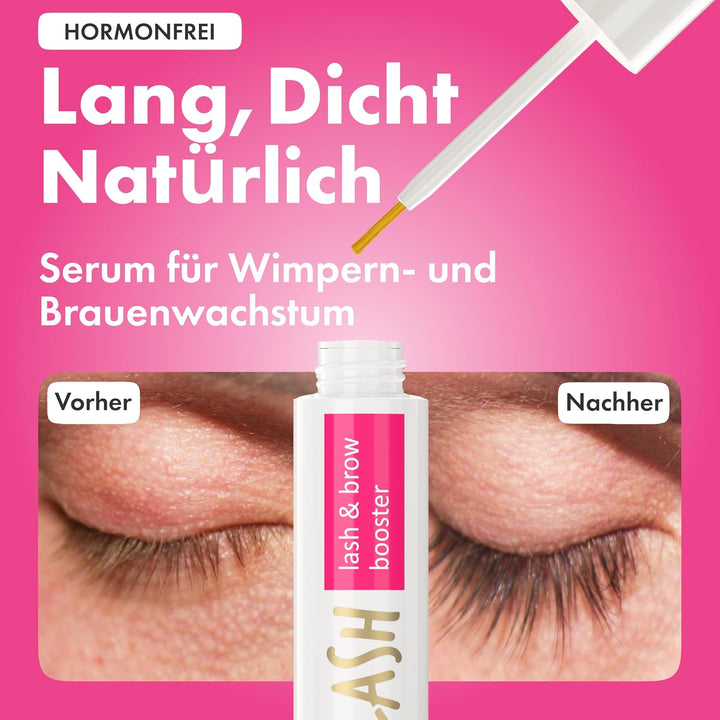 Wimpernwachstumsserum - Wimpern und Augenbrauenwachstumsserum für längere dickere vollere Wimpern -