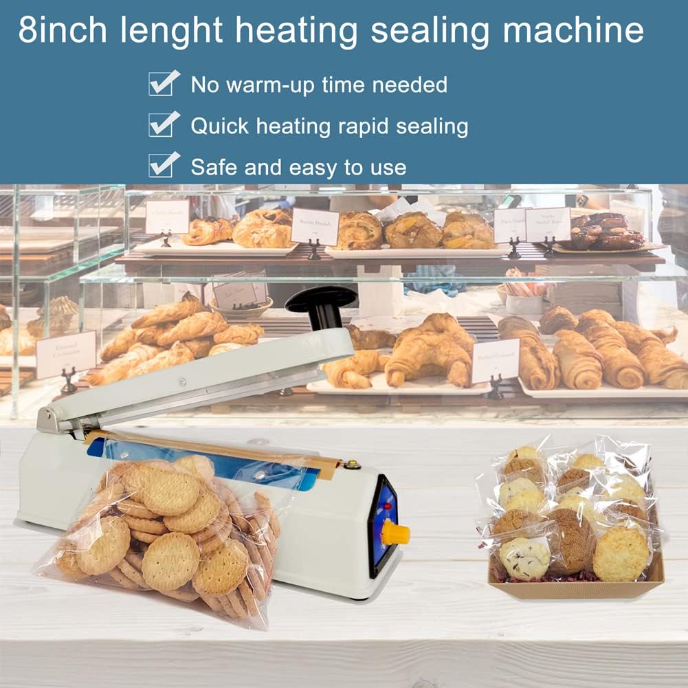 Folienschweissgerät Heisssiegelgerät 200mm Heisssiegelmaschine Eisengehäuse Balkenschweissgerät 5mm