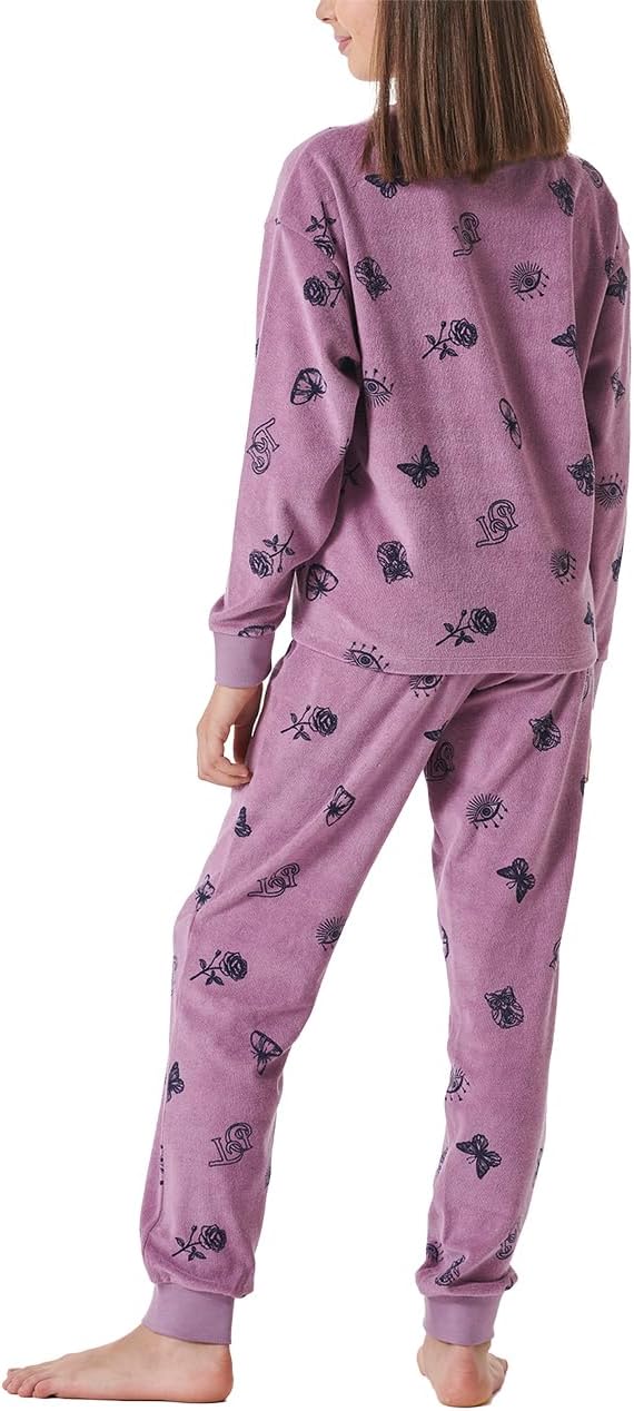 Schiesser Mädchen Pyjamaset 140 Mauve_181978, 140 Mauve_181978