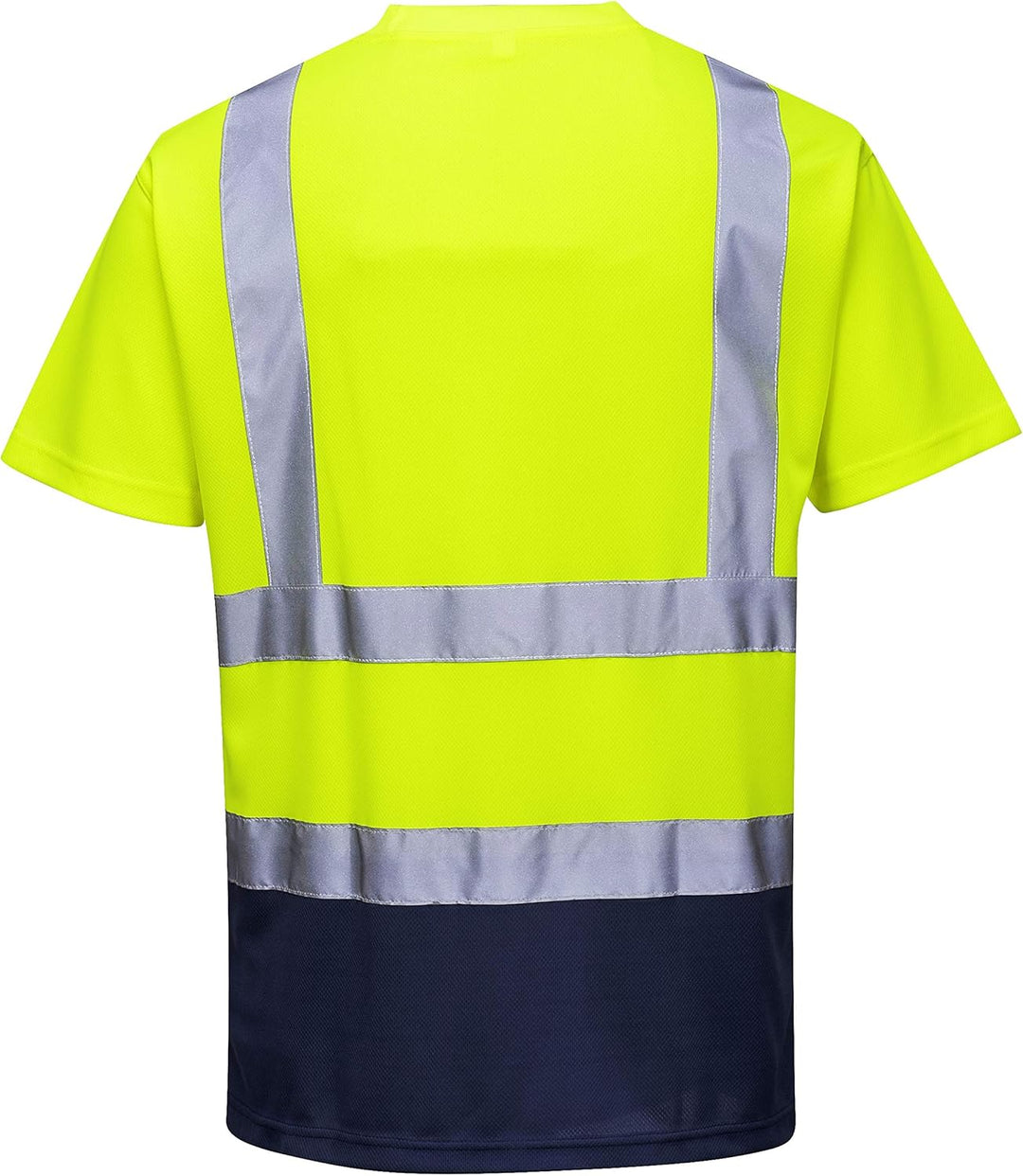 Portwest Zweifarbiges Warnschutz T-Shirt, Grösse: S, Farbe: Gelb/Marine, S378YNRS S Gelb / Marinebla