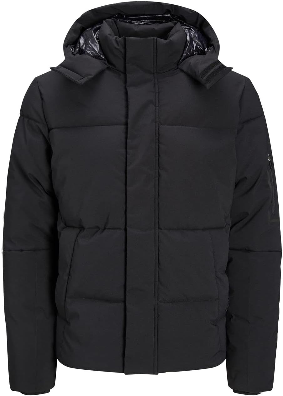 JACK & JONES Quilted Jacket Herren S Schwarz, S Schwarz