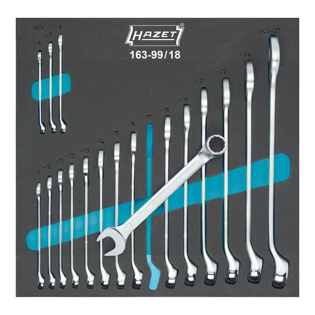 HAZET 163-99/18 Ring-MaulSchlüssel-Satz