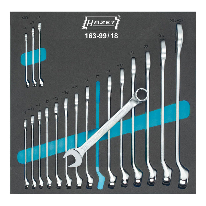 HAZET 163-99/18 Ring-MaulSchlüssel-Satz