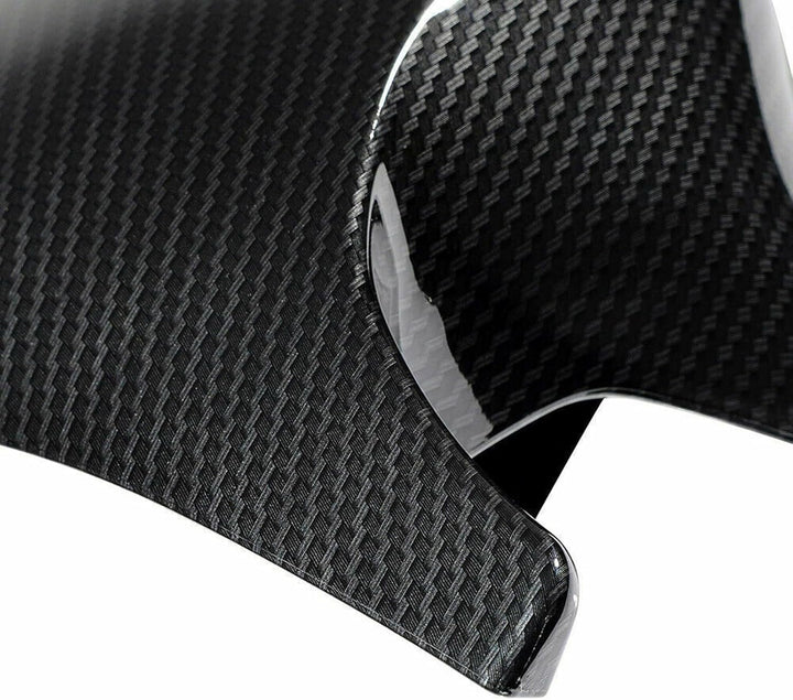 KYYET Karbonfaser-Seitenspiegel-Abdeckkappen, kompatibel mit E90 E91 E92 E93 PRE-LCI M3 Stil Karbonf
