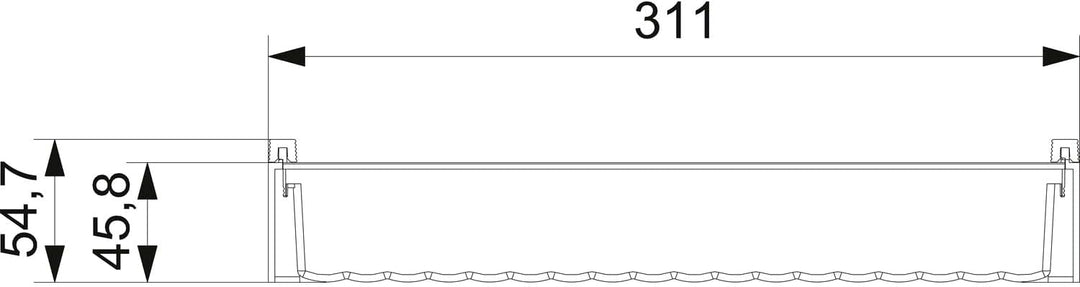 NINKA 2067.90 40712 Graphit Cuisio Gewürzeinsatz für Schubladen, Schubladeneinsatz für Gewürze, Kuns