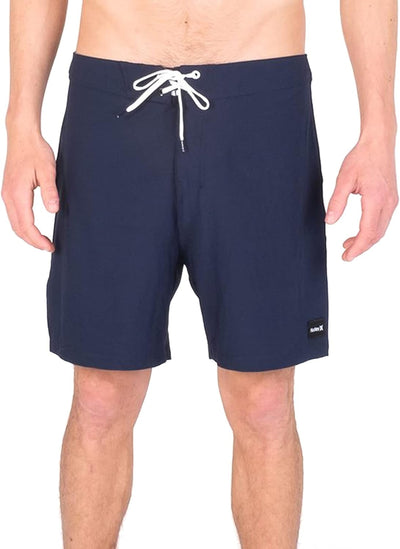Hurley Herren Phantom O&o Solid 18' Board-Shorts, Obsidian, 42