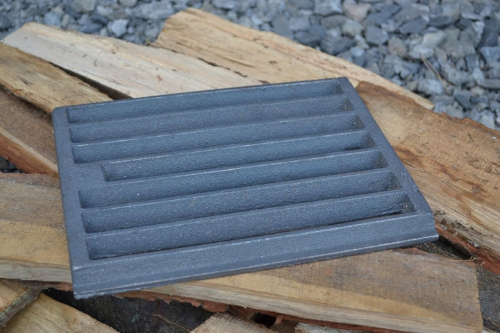 SEZAM 25,5 x 21 cm Gussrost Ofenrost Ascherost Gussrost verschiedene Durchmesser, Kaminrost passend