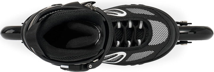 Inlineskates Inliner optional als 2in1 Raven Advance Big Wheels verstellbar Black mit Kufen 35-39, B